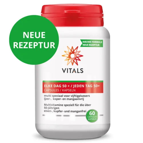 vitamins and minerals 50+ capsules every day, 60 capsules