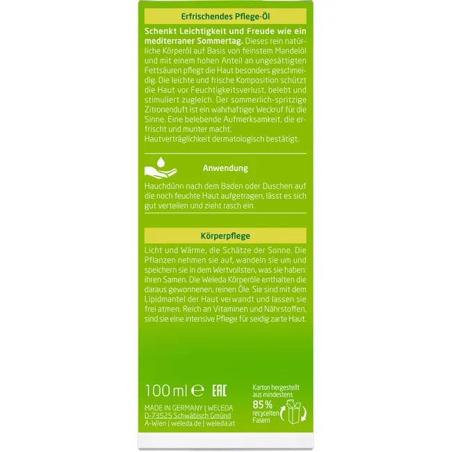 WELEDA Citrus refreshing care oil - UKDorf