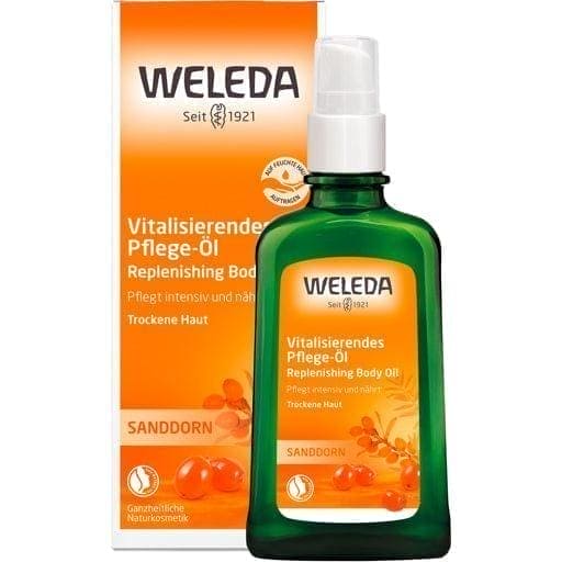 WELEDA sea buckthorn revitalizing care oil, unsaturated fatty acids, sesame oil - UKDorf