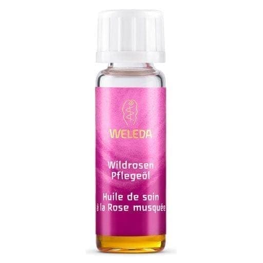 WELEDA wild rose care oil, Jojoba wax, liquid musk rose seed oil Almond oil - UKDorf