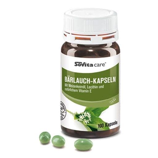 wheat germ oil, lecithin, natural vitamin E, SOVITA CARE wild garlic capsules - UKDorf