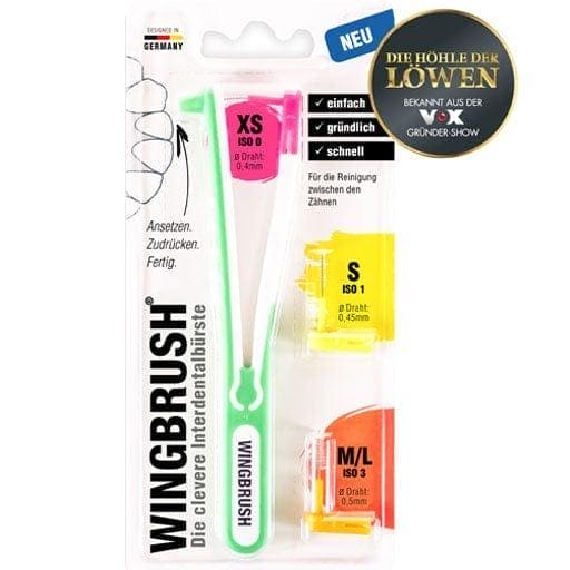 WINGBRUSH starter set holder with 3 brushes - UKDorf
