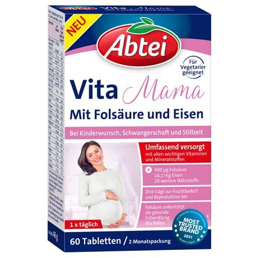 Women pregnant, breastfeeding important vitamins, minerals, ABTEI Vita Mama - UKDorf