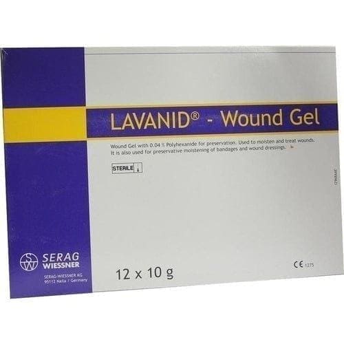 Wound dressings, sodium chloride to clean wounds, LAVANID wound gel - UKDorf