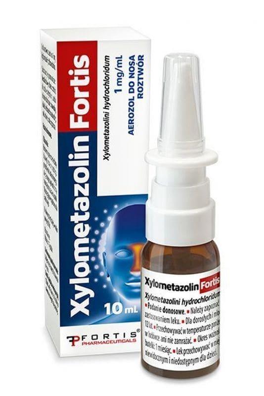 Xylometazolin Fortis, xylometazoline 1 mg aerosol 10 ml - UKDorf