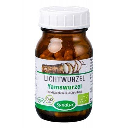 YAM CAPSULES, Organic, yam root vegetable, Dioscorea batatas - UKDorf