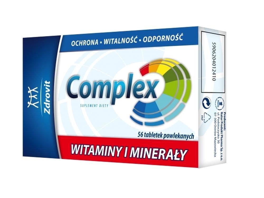 Zdrovit Complex Vitamins and Minerals 56 tablets - UKDorf