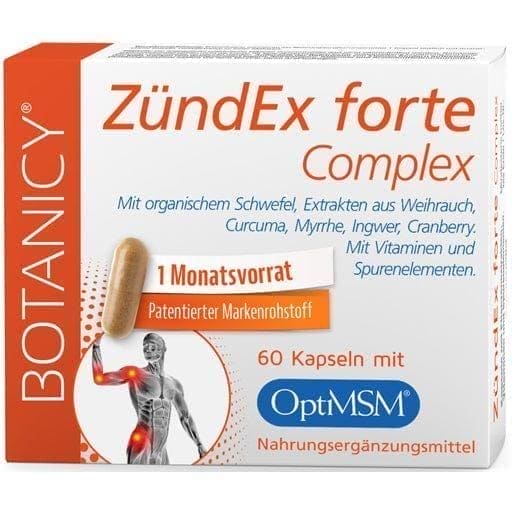 ZÜNDEX forte Complex, OptiMSM, boswellic acid, Myrrh Extract, proanthocyanidins - UKDorf