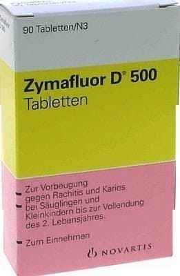 ZYMAFLUOR D 500 tablets 90 pc rickets prevention