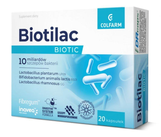 10 billion live bacterial cultures, Biotilac Biotic - UKDorf 