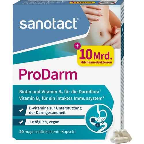 10 billion lactic acid bacteria, ProDarm gastro-resistant hard capsules