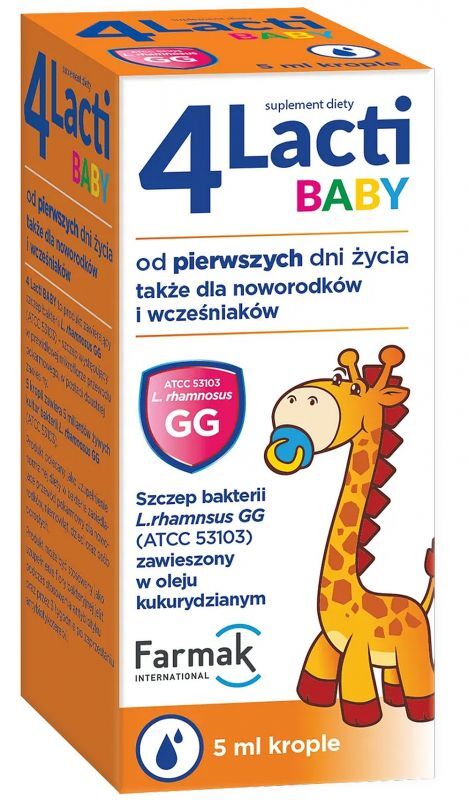 4 Lacti Baby drops 5ml infant probiotic drops, probiotics for children