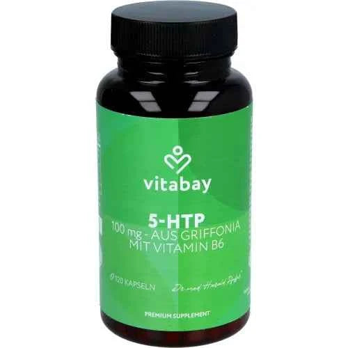 5-HTP 100 mg Griffonia + Vitamin B6 Capsules 120 count