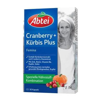 ABBEI pumpkin seeds, Plus Cranberry, bladder, pelvic support, copper