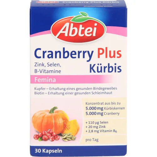 ABBEI pumpkin seeds, Plus Cranberry, bladder, pelvic support, copper