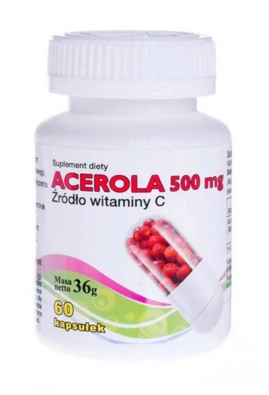 ACEROLA x 60 capsules, acerola vitamin c Gorvita
