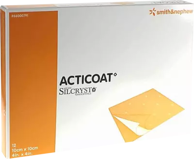 ACTICOAT 10x10 cm antimicrobial wound dressing