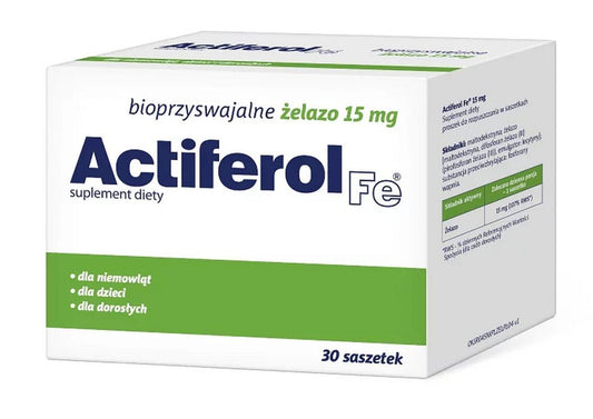 ACTIFEROL Fe 0,015gx 30  iron deficiency and anemia
