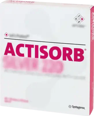 ACTISORB 220 Silver 10.5x10.5 cm sterile compresses - UKDorf 