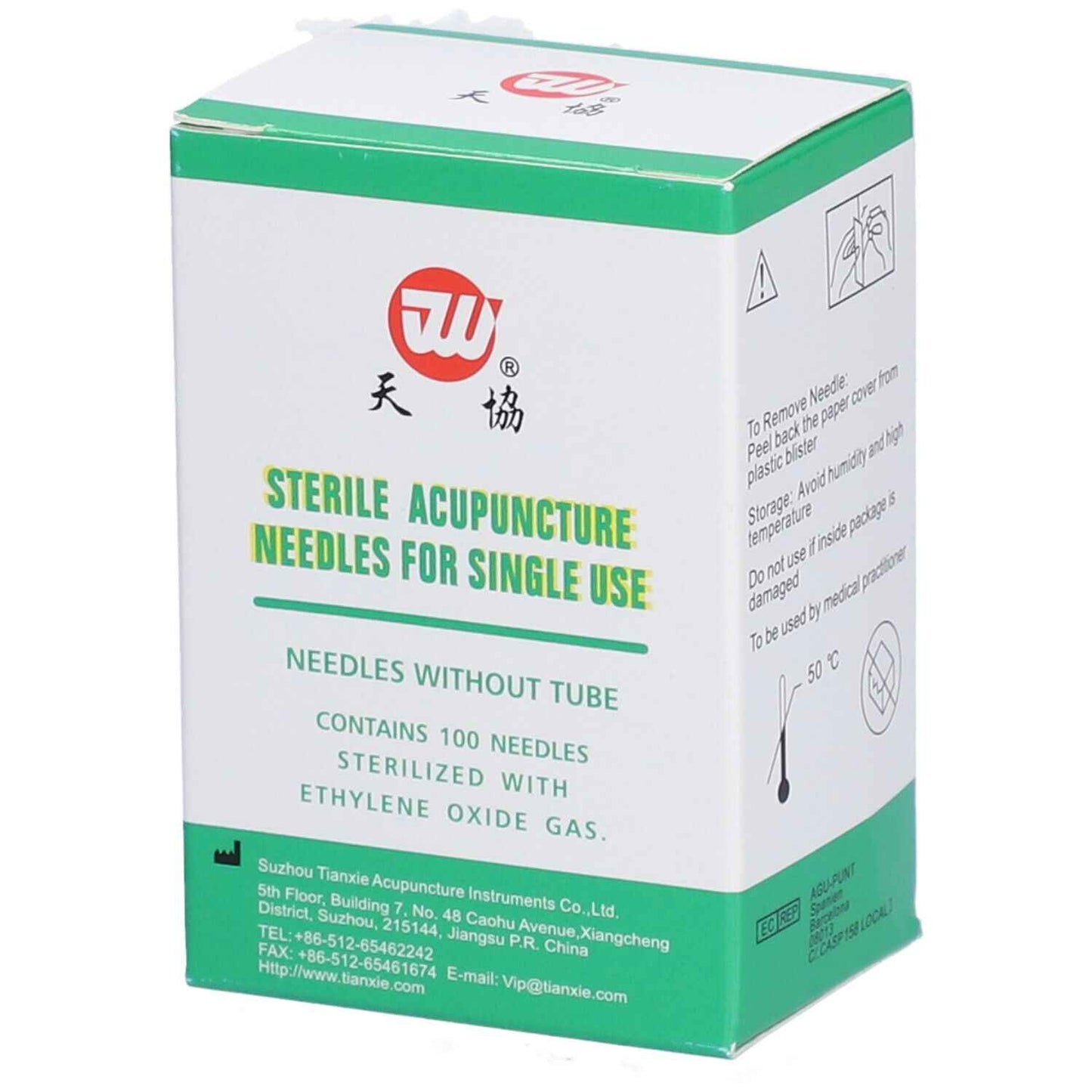 ACUPUNCTURE NEEDLES Tianxie 0.25x13mm ster. 100 pieces