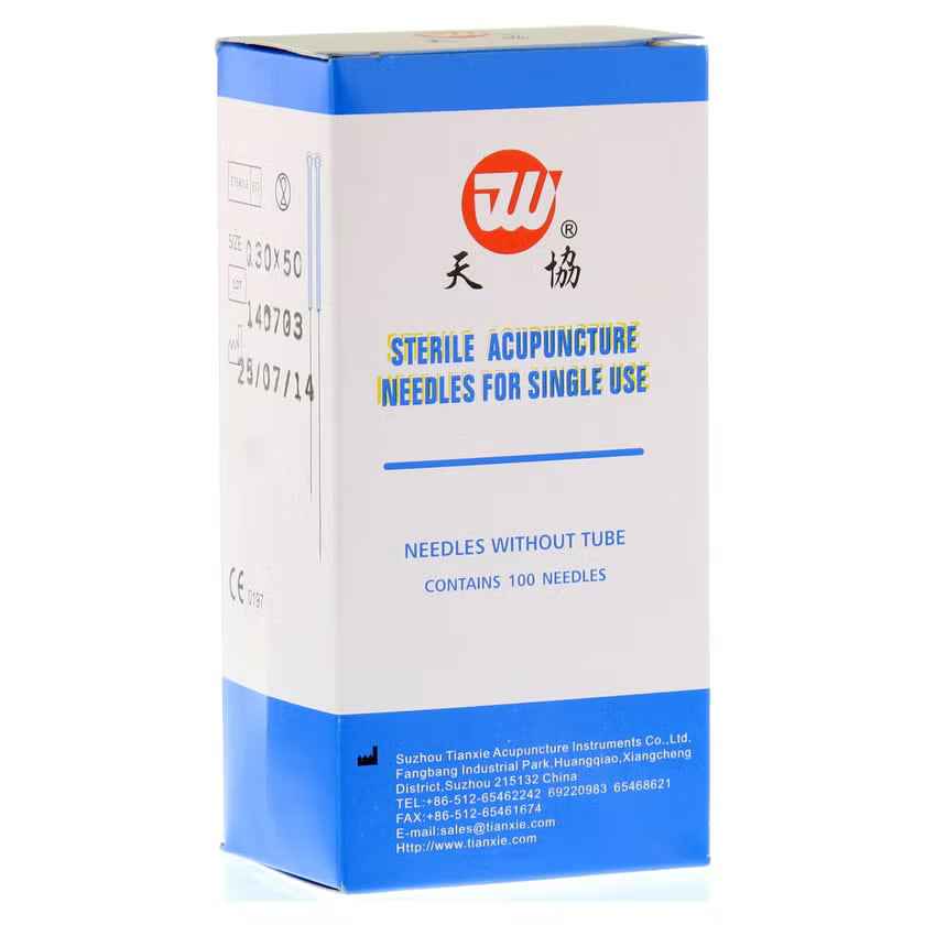 ACUPUNCTURE NEEDLES Tianxie 0.30x50mm ster. 100 pieces