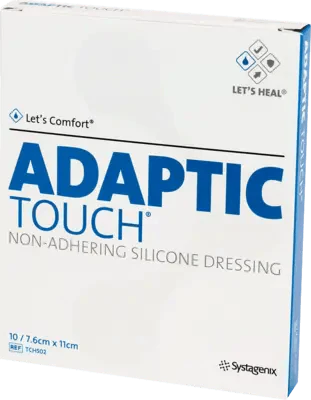 ADAPTIC Touch 7.6x11 cm non-stick.Sil.wound dressing - UKDorf 