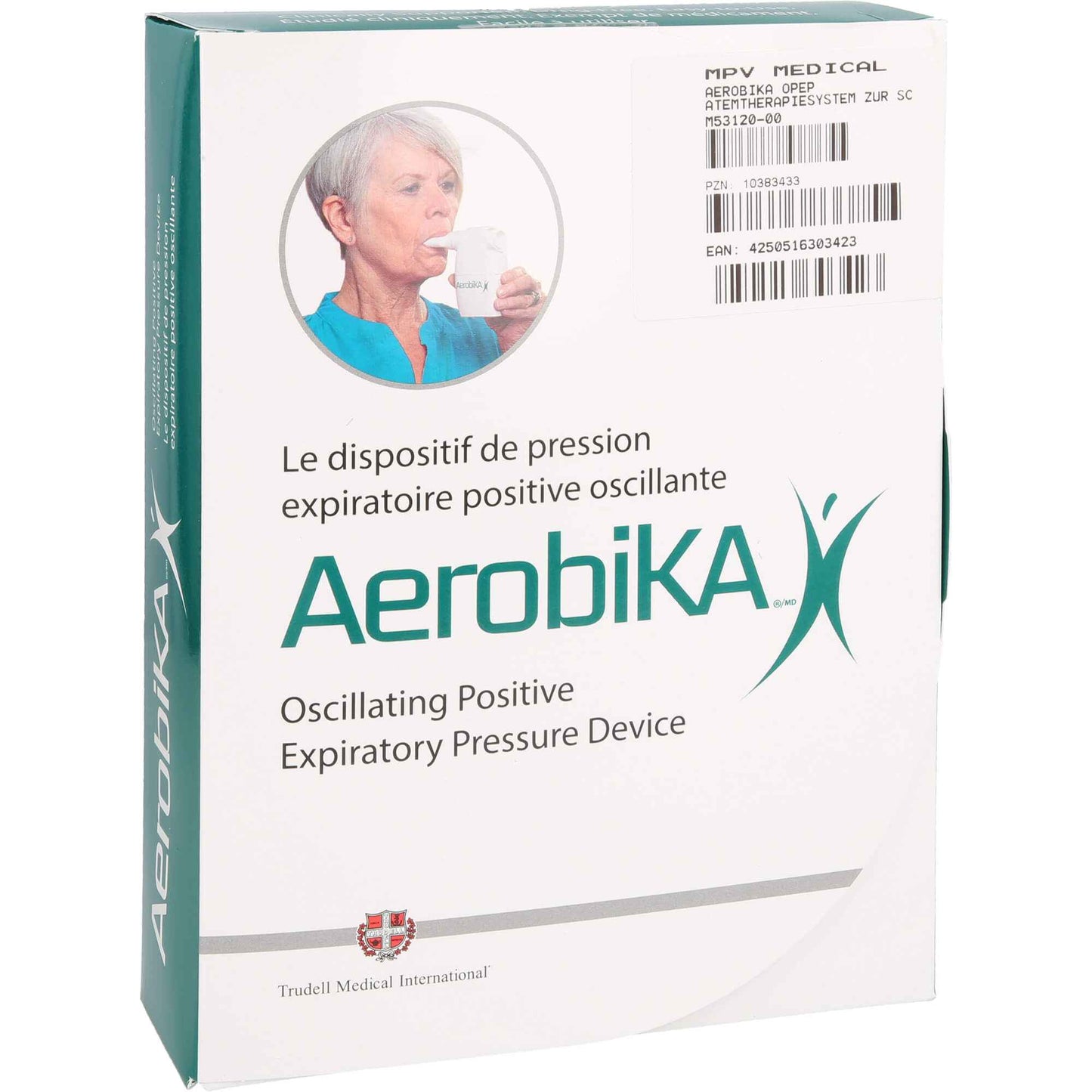 AEROBIKA OPEP respiratory therapy device for loosening mucus