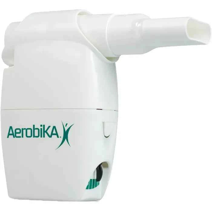 AEROBIKA OPEP respiratory therapy device for loosening mucus