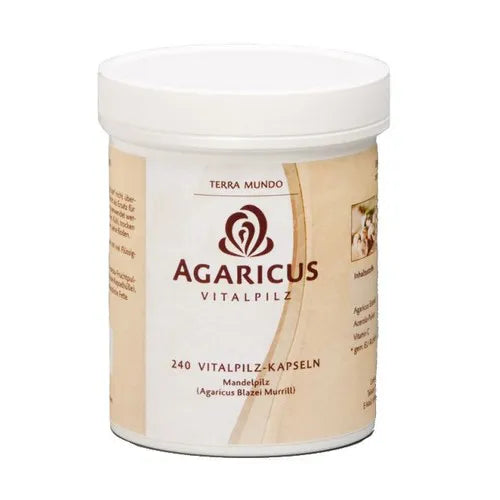 AGARICUS VITAL MUSHROOM Organic Terra Mundo Capsules - UKDorf 