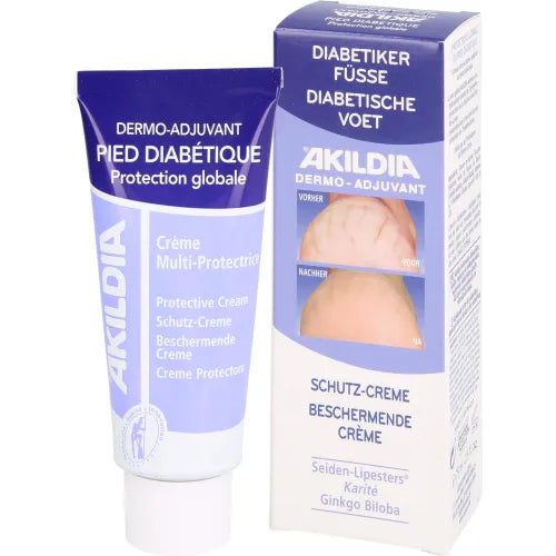AKILDIA diabetic foot cream, foot protection