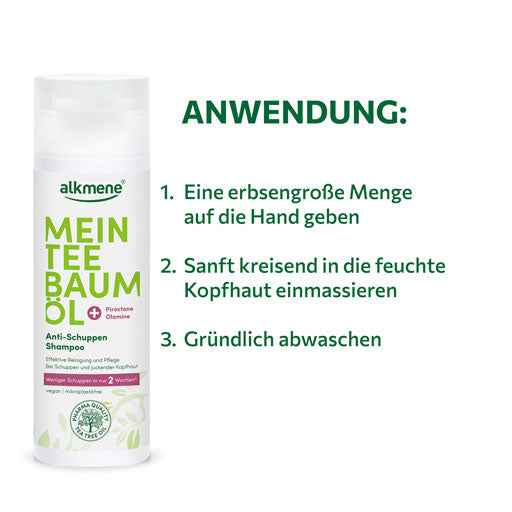 ALKMENE My Tea Tree Oil Anti-Dandruff Shampoo