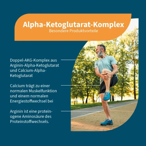 ALPHA-KETOGLUTARATE complex L-arginine+calcium caps. 120 pieces - 2