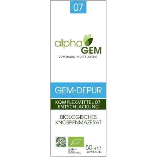 ALPHAGEM GEM Depur GC07 Detoxifying Drops 50 ml