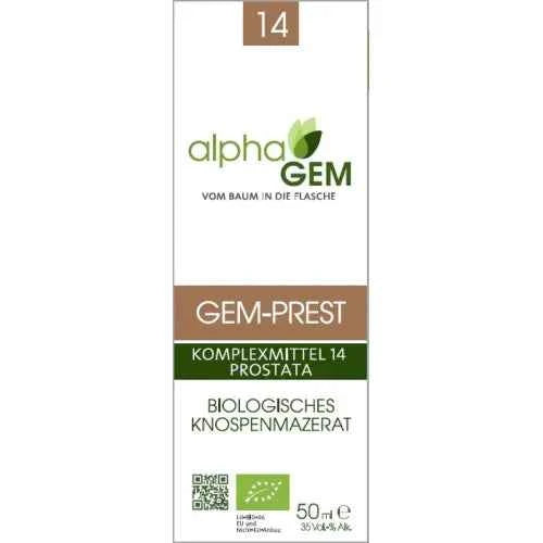 ALPHAGEM GEM Prest GC14 Prostate Drops 50 ml