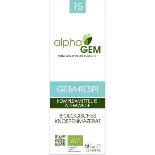 ALPHAGEM GEM Respi GC15 respiratory drops