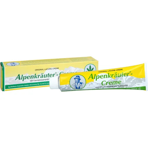 ALPINE HERBS Cream Lacure with cannabis oil and devil's wort 200 ml