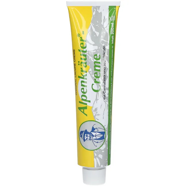 ALPINE HERBS Cream Lacure with cannabis oil and devil's wort 200 ml