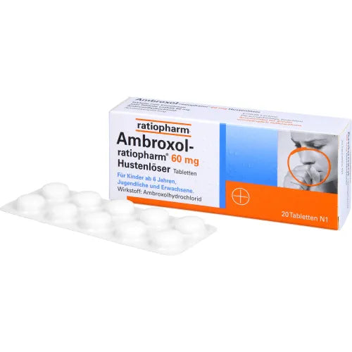 AMBROXOL ratiopharm 60 mg Expectorant Tablets 20 tablets