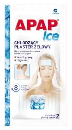 APAP ICE cooling patch for pain, migraines - UKDorf 