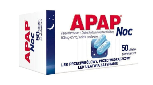 APAP Night x 50 tablets - UKDorf 