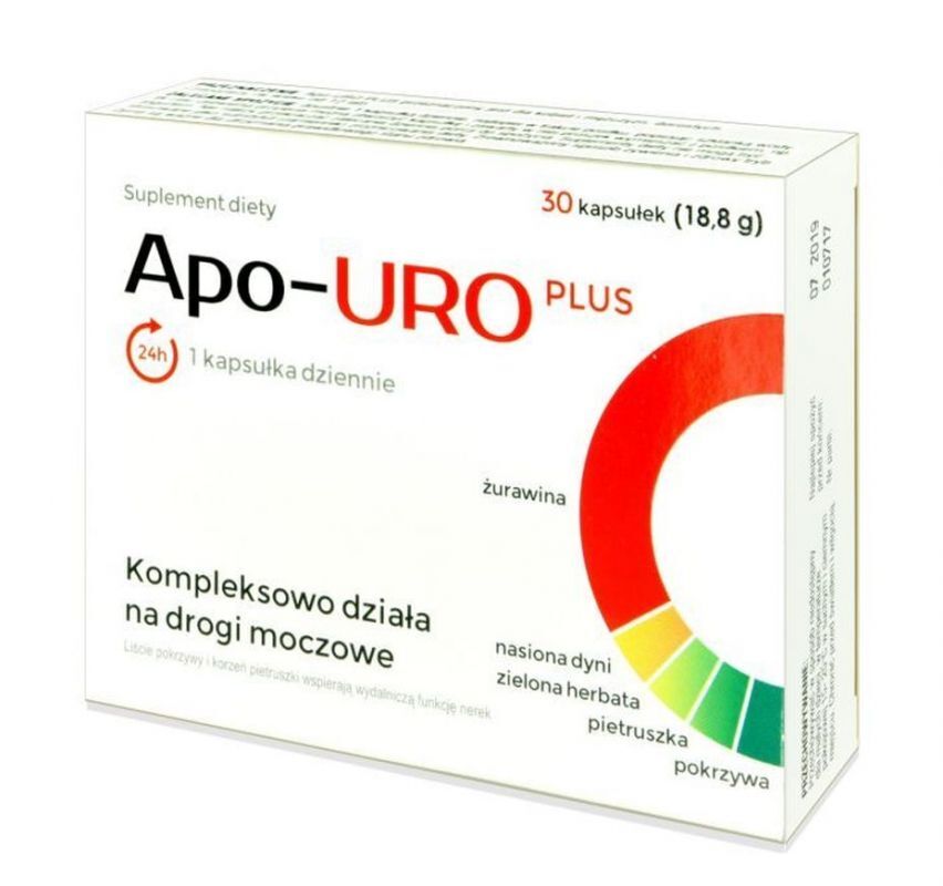 APO-URO PLUS x 30 capsules urinary tract infection treatment