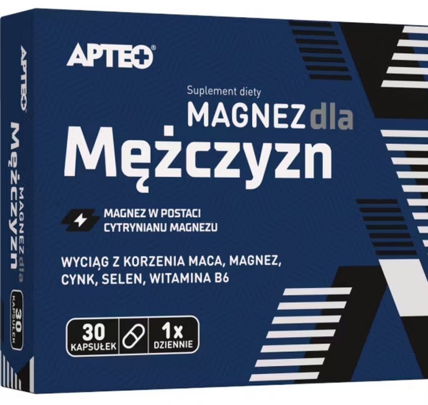 APTEO Magnesium Men x 30 capsules, magnesium carbonate