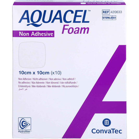 AQUACEL Foam non-adhesive 10x10 cm dressing