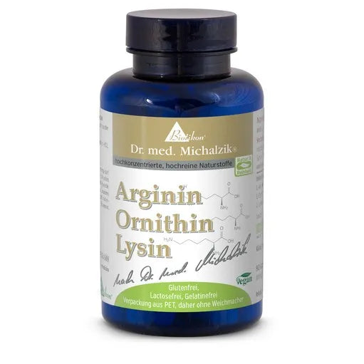 ARGININE ORNITHINE Lysine Capsules 90 pcs - UKDorf 