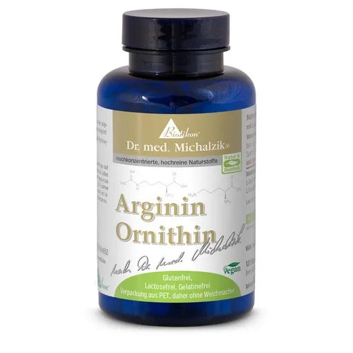 ARGININE ORNITHINE capsules 120 pcs - UKDorf 