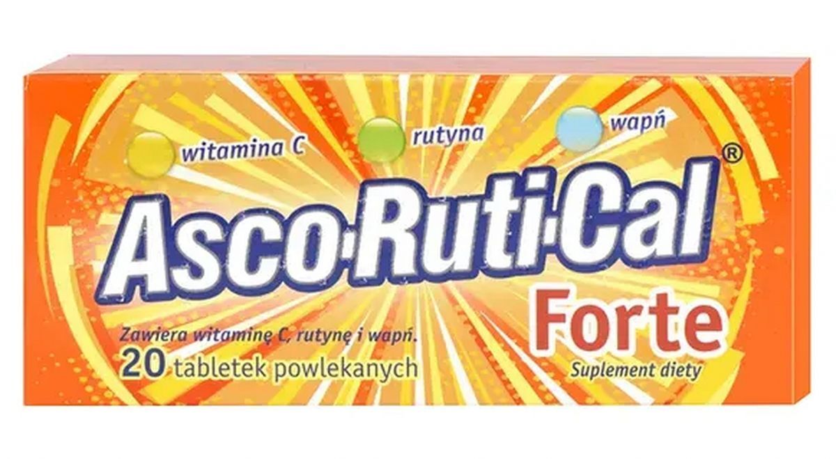 ASCORUTICAL FORTE x 20 tablets