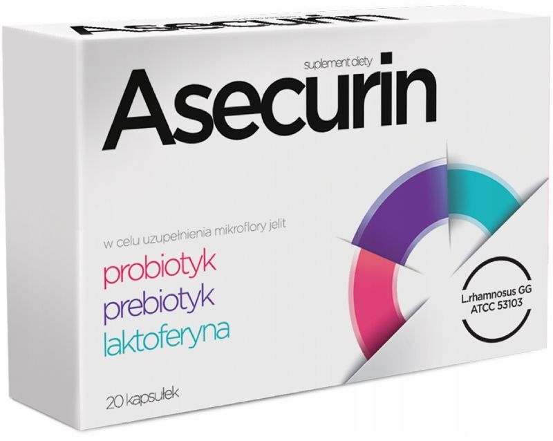 ASECURIN x 20 capsules, Lactobacillus reuteri