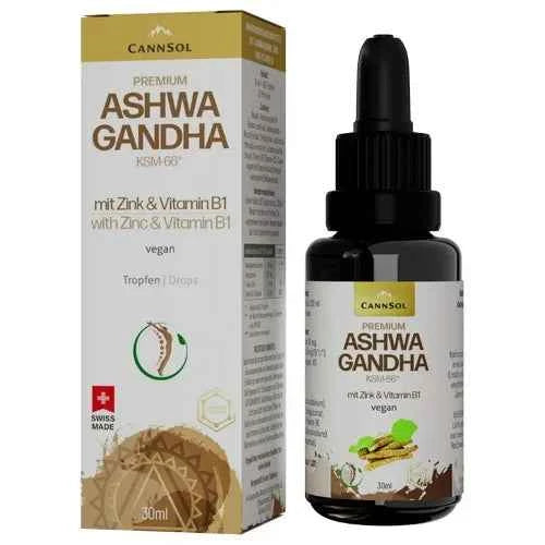 ASHWAGANDHA WITH Zinc & Vitamin B1 drops for one