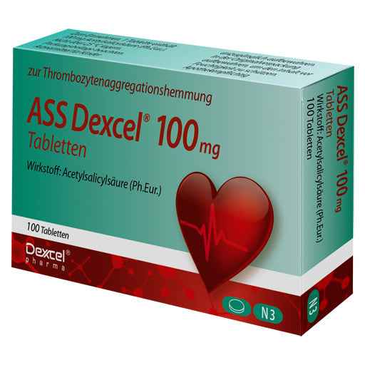 ASS Dexcel 100 mg tablets
