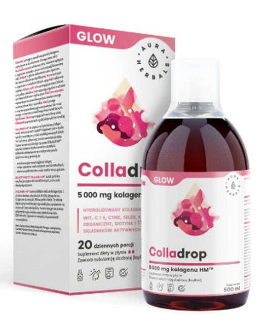 AURA HERBALS Colladrop Glow Marine collagen 5000 mg 500 ml